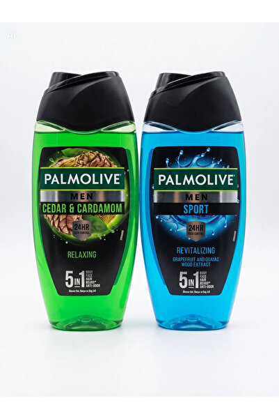 Palmolive Erkek Duş Jeli İkili Avantaj Seti (Sedir & Kakule 250ml + Sport 250ml)