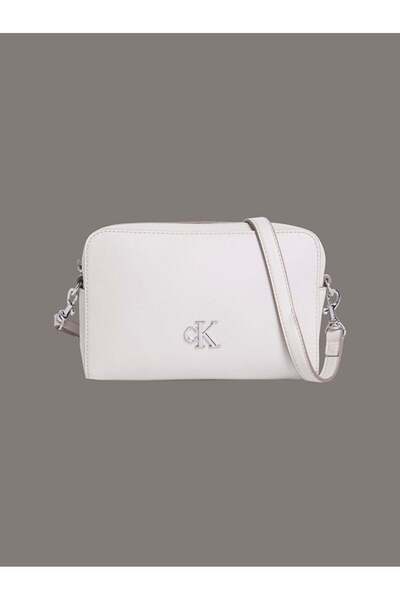 Calvin Klein Minimal Monogram Çapraz Askılı Çanta Silver Birch