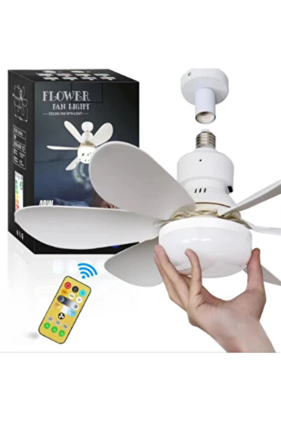OEM Ventilator De Tavan Cu Lampa LED, Telecomanda, Luminozitate Reglabila