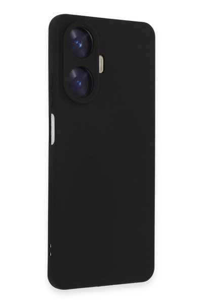 New Face Aconcept Realme C55 Case Nano Inside Velvet Silicone (211445) - Black