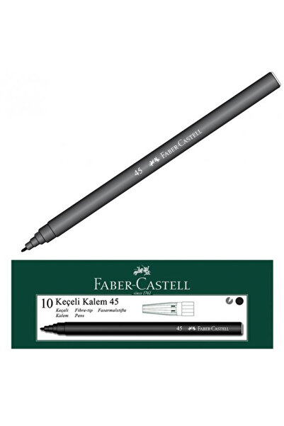 Faber-Castell Yayınları قلم صوف من فابر كاستل أسود 5061 155002 10