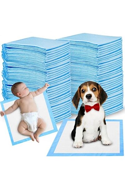 Retoo Covoraș absorbant PetCare – 100 bucăți, Dimensiuni 60x60 cm, Construcți...