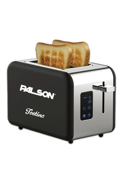 PALSON Balson Digital Toaster, Stainless Steel, Two Slices, 850W