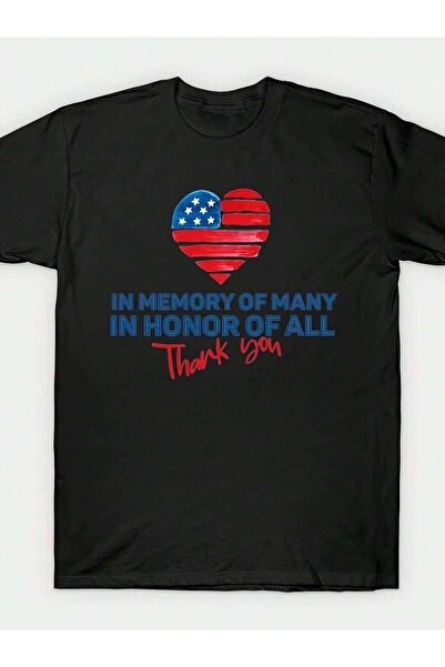 9JY Memorial Day T-Shirt Made From All-Season Fabric, Breathable Comfy, Perfe...