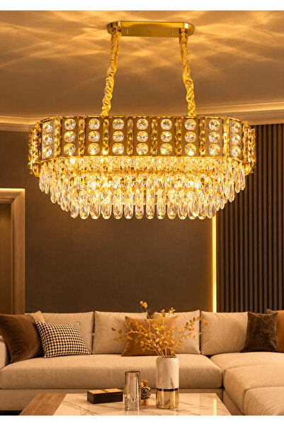 Generic Brand Luxury Crystal Chandelier for Hall Tables 80cm Size European Ha...