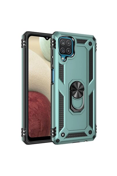 New Face Aconcept Galaxy A22 Case Sofia Ring Silicone Cover (82738) - Green