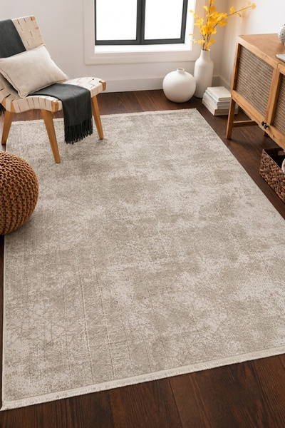 VİTALİHOME Hernes Krem Salon Oturma Odası Çocuk Odası Yatak Odası Halısı HM-6020