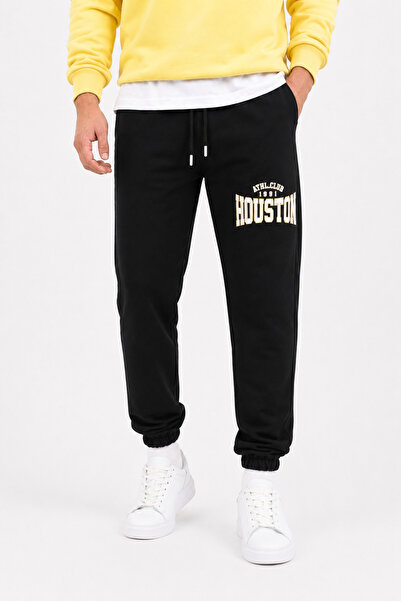 by fiyaka fashion Men's Printed Trackpants with Elastic Waist (Seasonal)
