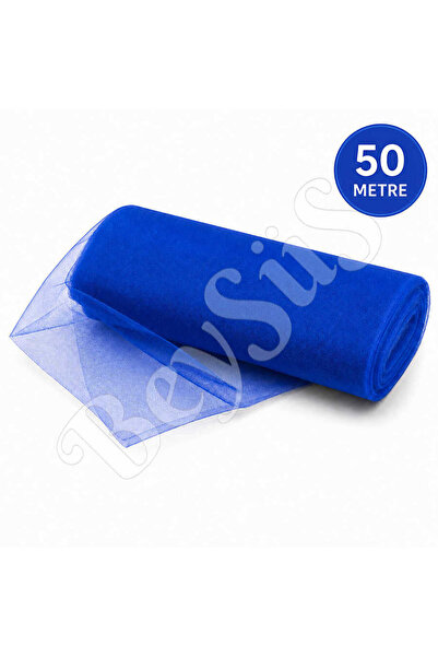BeySüS Ornamental Tulle Navy Blue Crystal Tulle 50 m