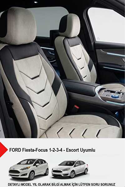 GM-DESIGN Arenza Series Luxury Car Seat Cover - (Compatible with Ford Focus-F...