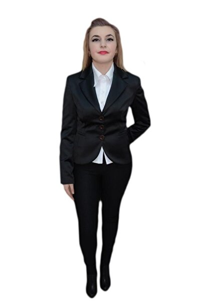 OEM Sacou elegant si rafinat, nuanta de negru, maneci lungi