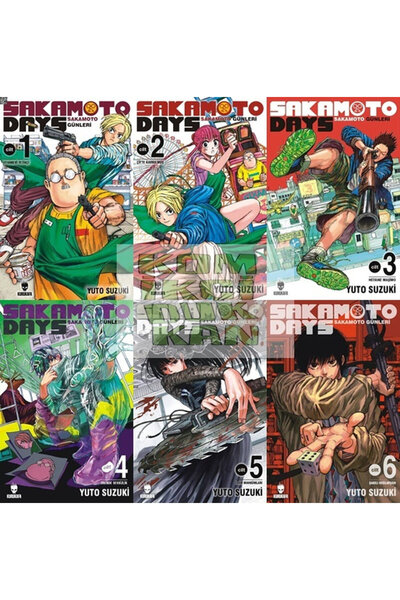 Kurukafa Yayınevi SAKAMOTO DAYS 1-2-3-4-5-6 SET (KD 6 KİTAP KURUKAFA MANGA SE...