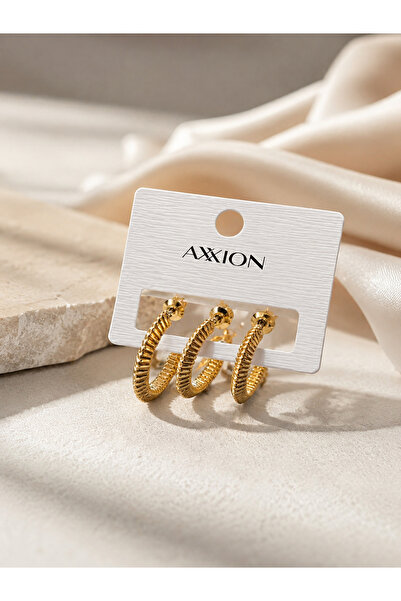 G Sport POLO 3-Piece Zircon Hoop Earrings