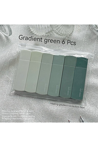 Choice Small-green 1 Set/6 Piece Cute Kawaii Macaron Correction Tape Altered ...