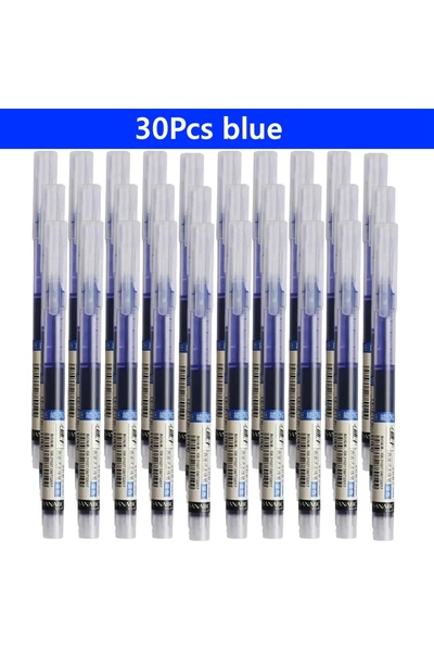 Choice31 30pcs blue 3/10/50/100PCS Color Gel Pens set,0.5mm Fine Tip Ballpoin...