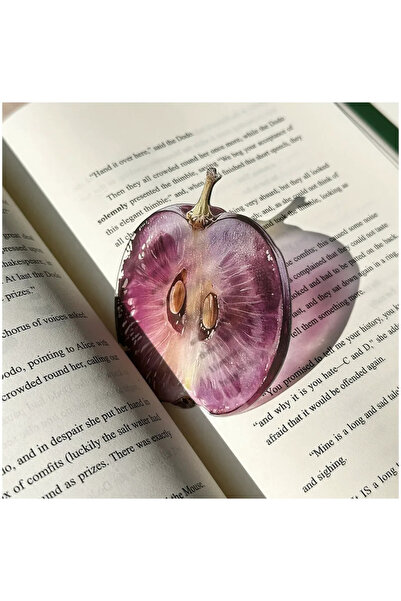 Choice فاصل كتب أكريليك شفاف جديد رائع من Purple Apple، هدية لطيفة على شكل عن...