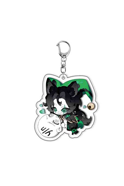 Choice3 D Game The Freak Circus Pierrot Harlequin Cosplay Keychain Acrylic Jo...