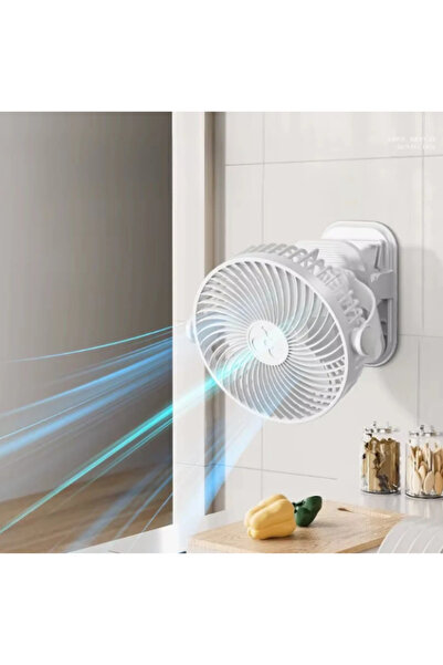 OEM Mini Ventilator LI Silentios cu Clema, 3 Trepte de Viteza, Portabil