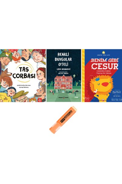 Redhouse Kidz Yayınları Taş Çorbası + Renkli Duygular Oteli + Benim Gibi Cesu...