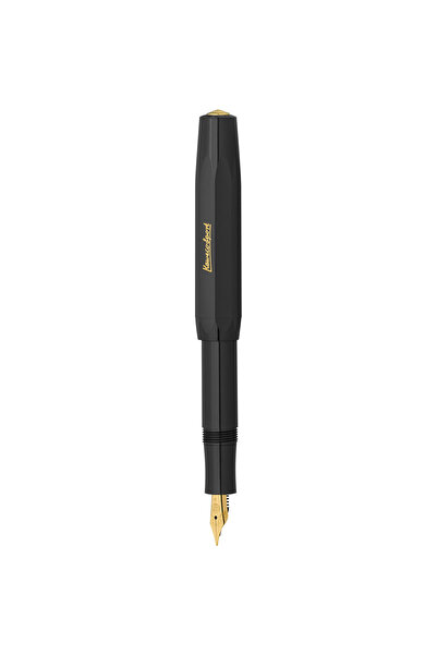 Kaweco WizDesign - 10000004 Klasik Sport Dolma Kalem Siyah F (Fine/İnce) UÇ