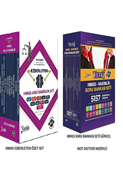 Yetki Yayıncılık HMGS EZBERLETEN SET 2026+HMGS SORU BANKASI SETİ 2026 (NOT DE...