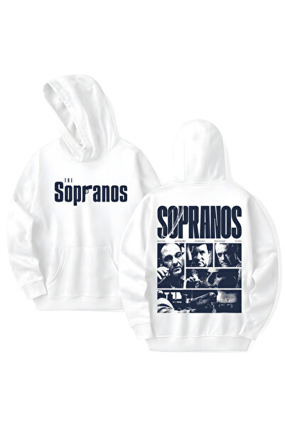 STİL-X The Sopranos Printed Cotton Long Sleeve Hooded Sweatshirt with 3 Threa...