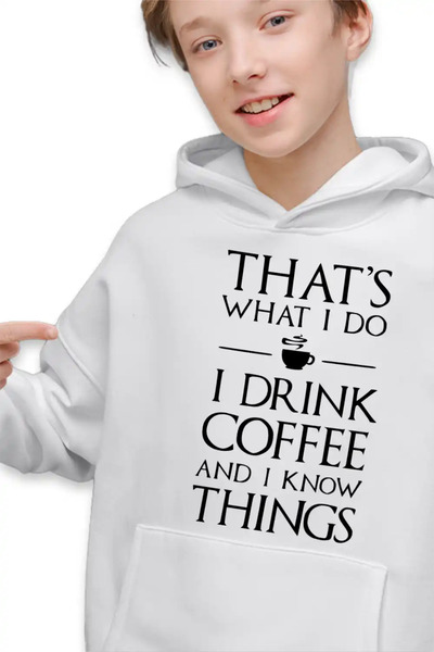 OEM Hanorac Copii Baieti Thats What I Do -Coffee