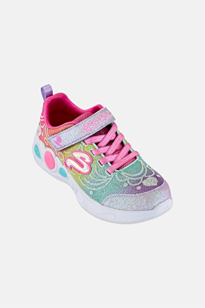 SKECHERS Kids Girl Princess Wishes Velcro Closure Outdoor Shoes, Multicolor