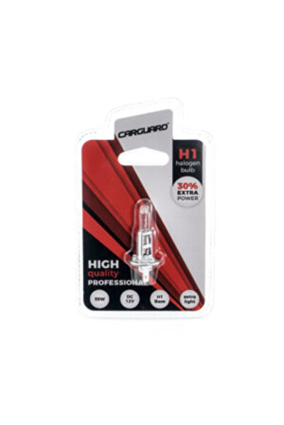 CarGuard H1 Halogen Bulb, 55W, +30% intensity –