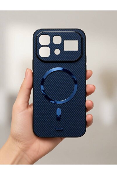 TECNOTREND İnfinix Note 60 Pro 5G Uyumlu Telefon Kılıfı Karbon Fiber Dokulu E...