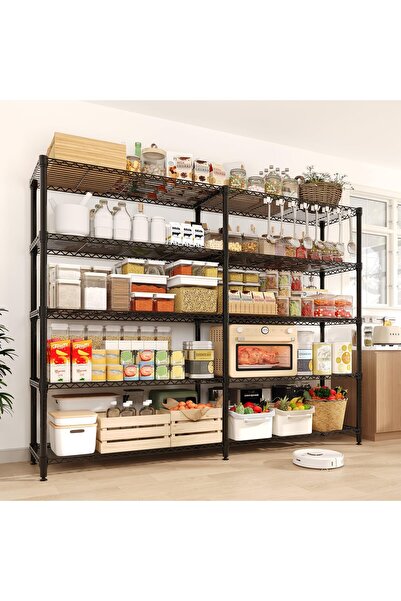 Garvee Heavy Duty Metal Shelving Unit, 5-Tier Adjustable Garage Storage Shelv...