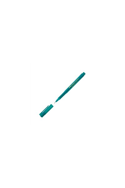 Faber Castell Faber-Castell Broadpen Fineliner Felt Tip Pen Turquoise (Pack o...