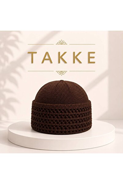 Takke ®Siper Premium Kalın Erkek Namaz Takkesi Dört Mevsim