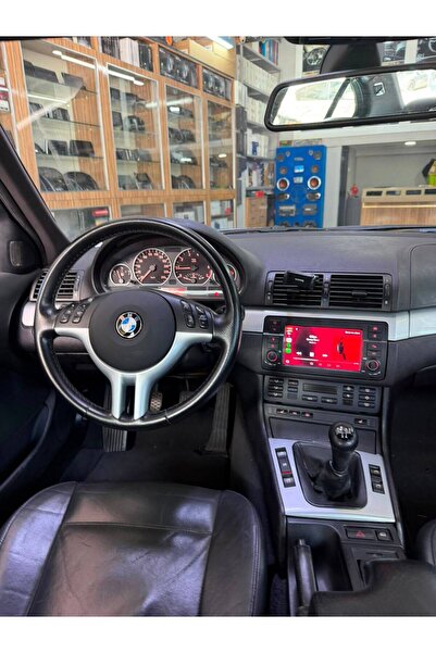 navier BMW 3 SERİ E46 7İNÇ ORJİNAL GÖRÜNÜM CARPLAY-MULTİMEDYA-GERİ GÖRÜŞ KAMERA
