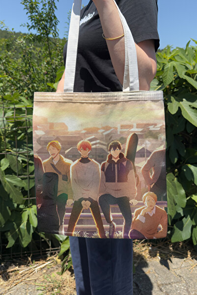 ZipZap Given V1 Summer Winter Double-Sided Canvas Print Tote Bag Anime Bag