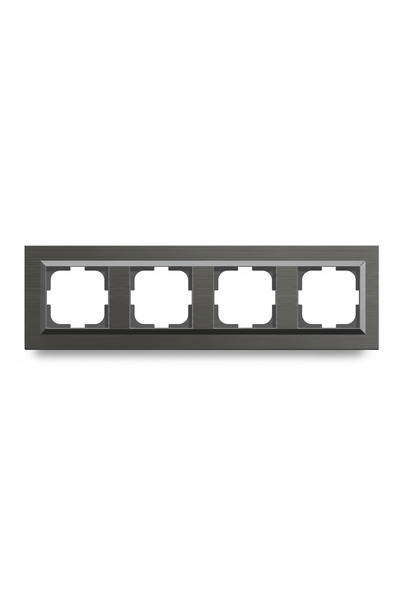 Generic Brand 1 Piece Ovivo Magnetic Gray Quadruple Frame Quantum