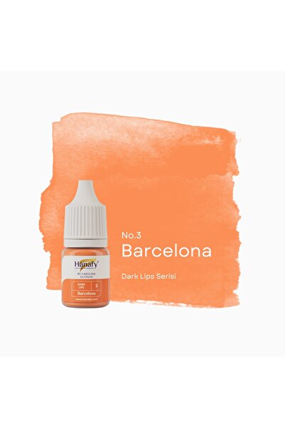 HANAFY Dark Lips Barcelona No3 Kalıcı Makyaj Dudak Pigmenti - 5ml