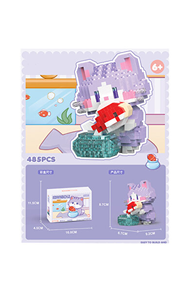 Choice1 No box w1212 New Micro-particle Building Blocks Lucky Cat Children's ...