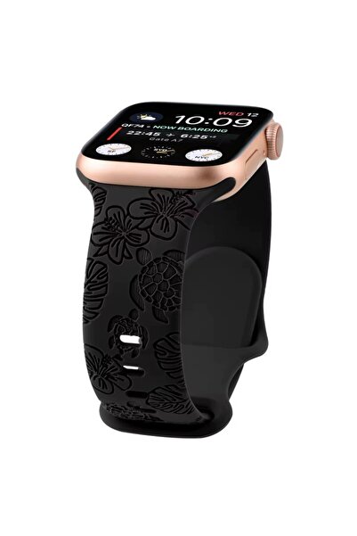 REDz Accessories Αθλητικό λουράκι Exotic Flower για Apple Watch, Χελώνα και Λ...