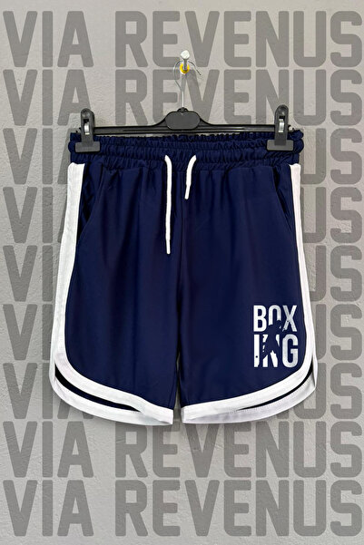 Vordevia Boxing Printed Unisex Retro Varsity Sports Training Shorts