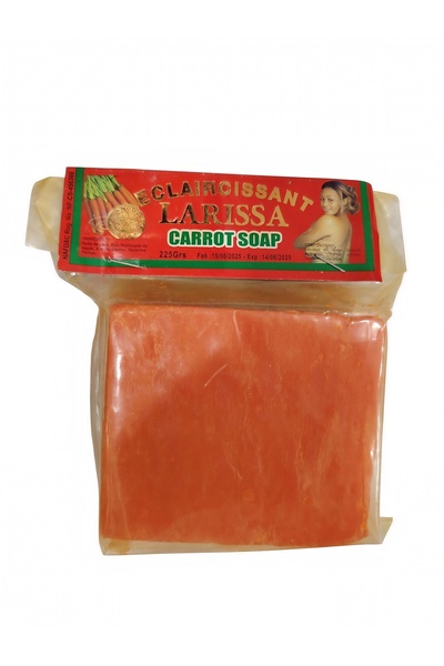 Larissa Larissa Carrot Soap Bar for Skin Brightening and Nourishment (225g) -...