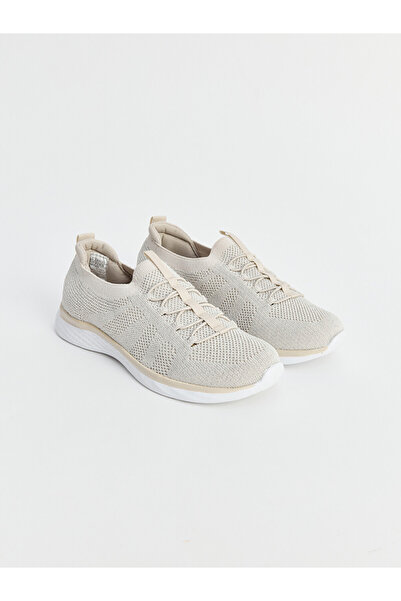 LC Waikiki Lcw Steps Beige Mesh Women's Sports Shoes