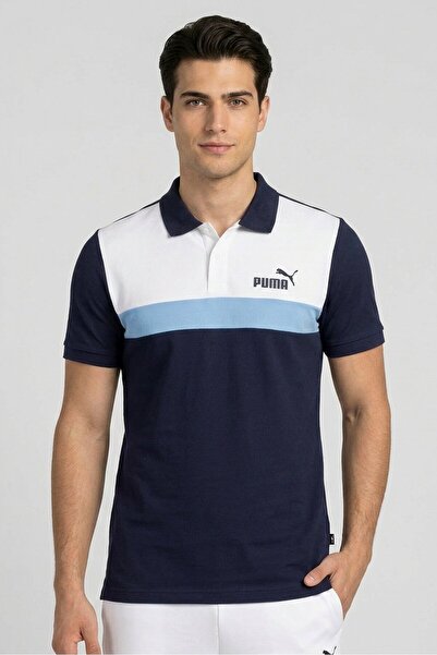 Puma Men Sportswear Fit Short Sleeve Outdoor Polo Shirt, Multicolor