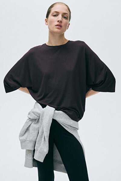 H&M Batwing-sleeved viscose top