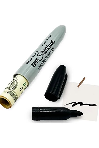 Choice Black Creative Fake Black Marker Pen Hidden Compartment Sight Diversio...