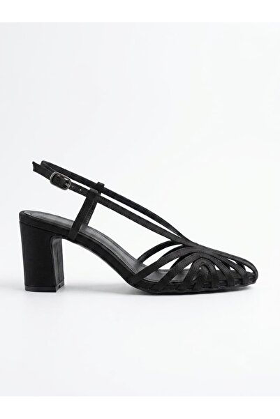 ZENNESHOES حذاء كاليستا نسائي بكعب عالٍ مع تفاصيل شبكية