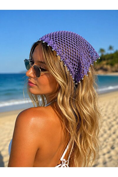 Kadın Üçgen Pinterest Model Bohem File Bone Bandana Aksesuar