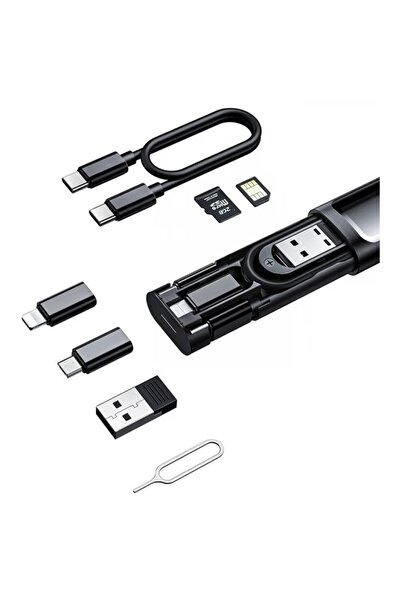 Mcdodo Set de adaptoare si cabluri,1 x carcasa, 3x adaptoare USB-C la Lightni...