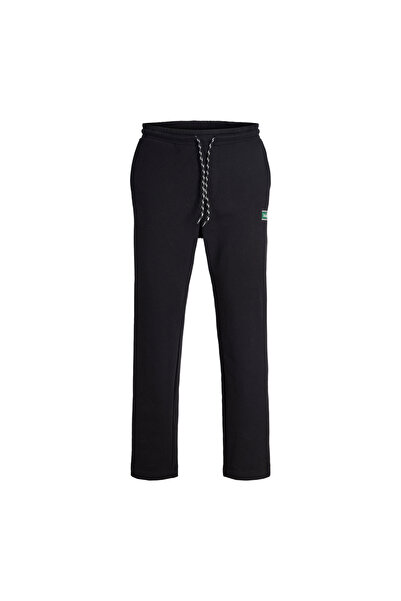 Jack & Jones Erkek Siyah Jpstkane Buster Sweat Pants Bts Eşofman Altı