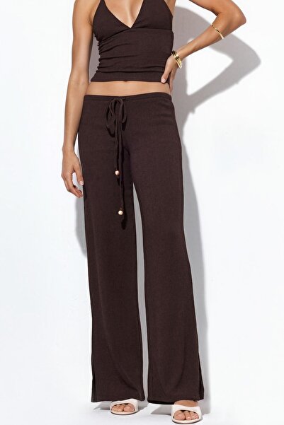 Hiccup Busem Women's Straight Leg Crepe Trousers